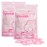 Classycoo Compressed Towel 200 PCS Mini Tablets Disposable Portable Face Towel Cotton Coin Tissue for Travel, Camping, Hiking, Sport, Beauty Salon, Home Hand Wipes and Other Outdoor Activities Pink
