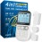 4 in 1 - D.I.Y & Tens Unit & EMS & Massage Muscle Stimulator, Dual Channel TENS Units Therapy Machine for Pain Relief, FDA Cleared Rechargeable Electronic Pulse Massager, with 12pcs Electrode Pads.