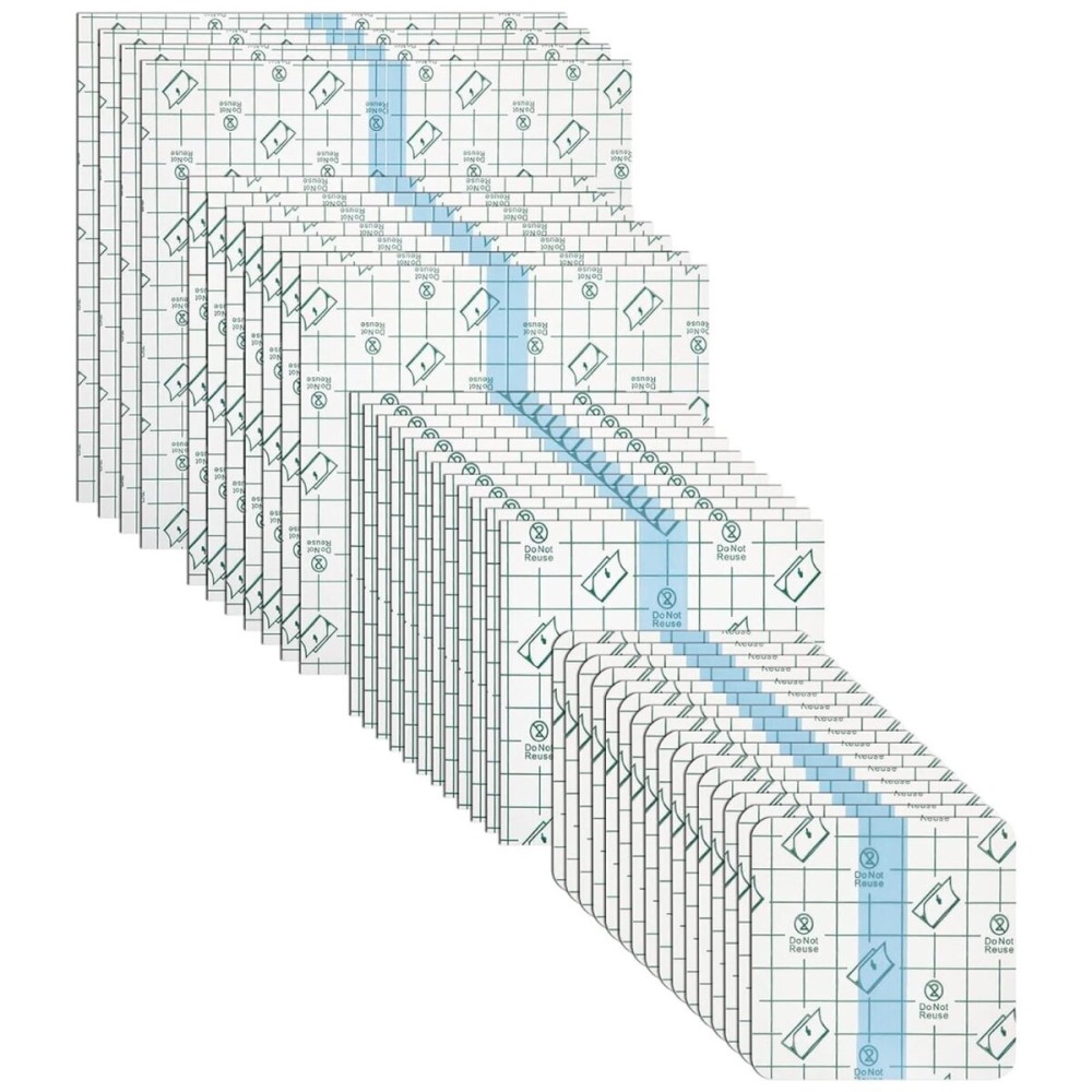 BBTO 100 Pcs Transparent Stretch Adhesive Bandage Waterproof Clear Patches Cover Protective Shower Film Wrap (4,6,8,9 Inch)