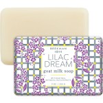 Beekman 1802 Lilac Dream Goat Milk Soap - 9 oz - Scented - Cleanses, Nourishes & Hydrates - With 100% Vegetable Base & Botanical Oils - Triple Milled - Good for Sensitive Skin - Cruelty Free