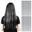 YaFex 12 Pcs Clip in Hair Extensions, 22 Inch Colored Hair Extensions Party Highlights Long Straight Synthetic Hairpieces for Women Kids Girls (Grey)