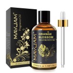 MAYJAM 100ML/3.38FL.OZ Orange Blossom Fragrance Oils with Glass Dropper, Essential Oils for Diffusers for Home, Long Lasting Scented Oils for Diffusers Soap Candle Making