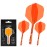 Winmau Darts Fusion Integrated Flight & Shaft System - No.2 Shape & Design - Orange Colour, Intermediate Length