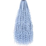 Beverlee 24 Inch Boho Box Braids 8 Packs Goddess Box Braids Crochet Hair Bohemian Hippie Braids Braiding Hair Box Braids with Curly Ends Messy Pre-looped Synthetic Crochet Hair for Women 128 Strands