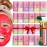 Jelly Mask for Facials - 24 Flavors Hydrating & Brightening Jelly Face Masks | Free Jade Roller & Spatula |Bulgarian Rose Lavender Hyaluronic Acid 24K Gold | Christmas Gifts for Women, Gifts for Women