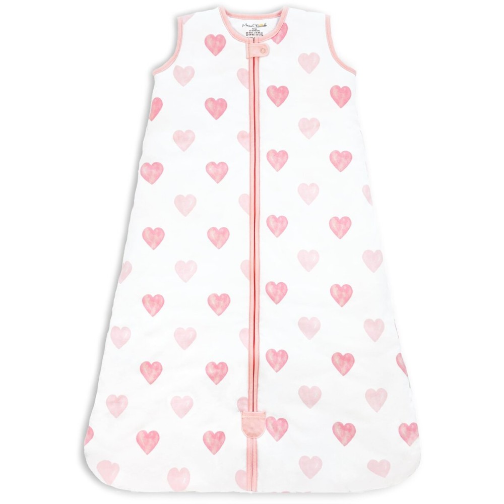 Mama Cheetah Baby Sleep Sack 2.5 TOG, Winter Baby Sleeping Bag with 2-Way Zipper, Organic Cotton Swaddle Transition Wearable Blanket for Boy Girl Infant Toddler, 18-24 Months, 1-Pack