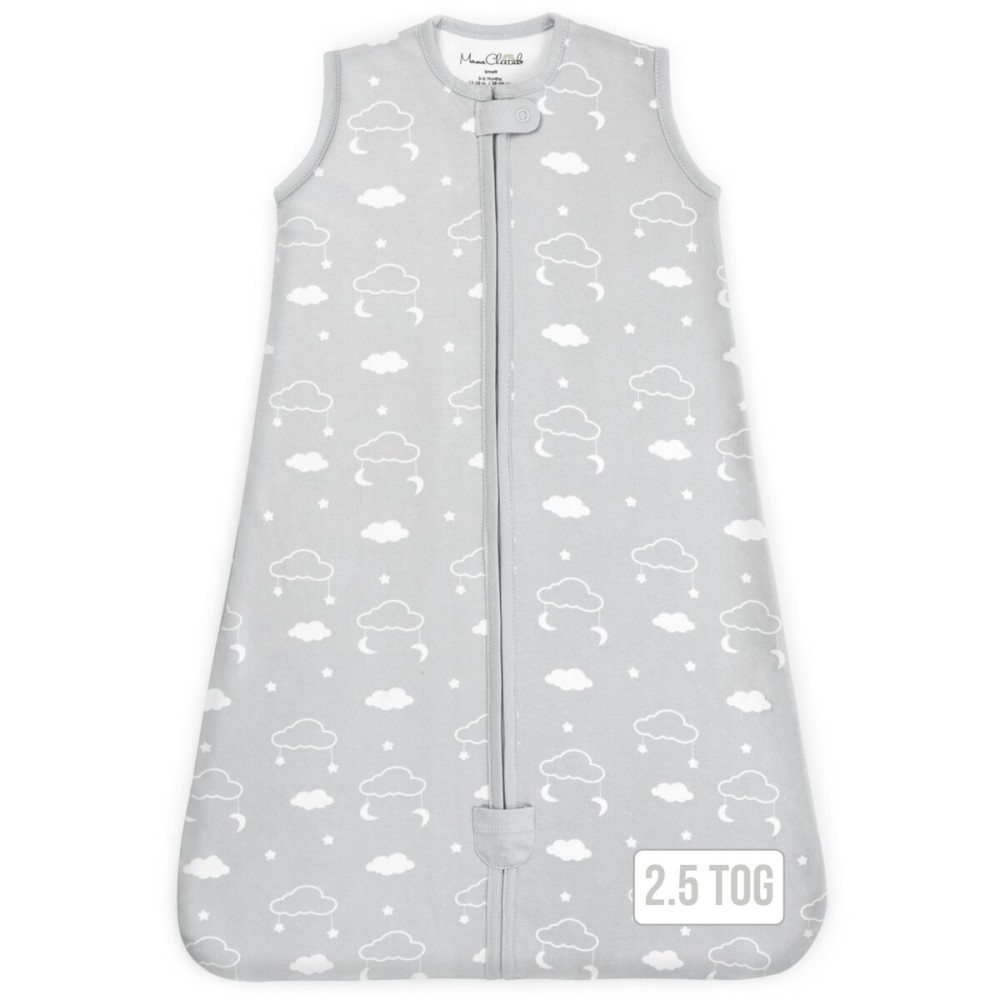 Mama Cheetah Baby Sleep Sack 2.5 TOG, Winter Baby Sleeping Bag with 2-Way Zipper, Organic Cotton Swaddle Transition Wearable Blanket for Boy Girl Infant Toddler, 18-24 Months, 1-Pack