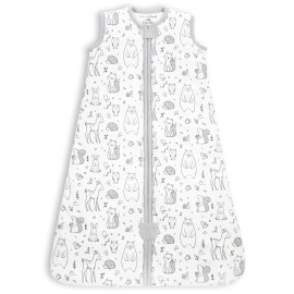 Mama Cheetah Baby Sleep Sack 2.5 TOG, Winter Baby Sleeping Bag with 2-Way Zipper, Organic Cotton Swaddle Transition Wearable Blanket for Boy Girl Infant Toddler, 12-18 Months, 1-Pack