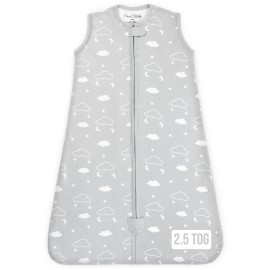 Mama Cheetah Baby Sleep Sack 2.5 TOG, Winter Baby Sleeping Bag with 2-Way Zipper, Organic Cotton Swaddle Transition Wearable Blanket for Boy Girl Infant Toddler, 24-48 Months, 1-Pack