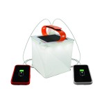 LuminAID Survivor Solar Lantern with Dual Phone Charger - Inflatable LED Lamp for Camping, Hiking and Travel - Emergency Light for Power Outages, Hurricane, Survival Kits