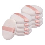 Flytianmy 9Pcs Powder Puffs, 2.16 Inch Round Face Makeup Puff for Body Loose Powder Beauty Makeup Tool Nude