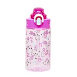 Zak Designs DreamWorks Gabby\'s Dollhouse Sage Water Bottle For School or Travel, 16oz Durable Plastic Water Bottle With Straw, Handle, and Leak-Proof, Pop-Up Spout Cover (Pandy Paws)