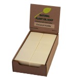 SSA Coconut Vanilla Scented Natural Soap Bars (12 Bars), 3.5oz Moisturizing French Triple Milled Bar Soap Enriched with Shea Butter, Long Lasting Plant Based Body Bath Bars for Men & Women