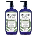 Dr Teal\'s Body Wash with Pure Epsom Salt, Cannabis Sativa Hemp Seed Oil, 24 fl oz (Pack of 2)