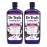 Dr Teal\'s Foaming Bath with Pure Epsom Salt, Black Elderberry with Vitamin D, 34 fl oz (Pack of 2)