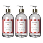 Muse Apothecary Hand Ritual - Aromatic and Nourishing Hand Soap, Infused with Natural Aromatherapy Essential Oils - Great Valentine\'s Day Gift - 16 oz, Mandarin Ros + Pink Pomelo, 3 Pack