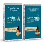 Frankincense and Myrrh Arthritis Pain Relief Rubbing Oil - Arthritis Pain Reliever with Frankincense Essential Oil for Sciatica, Lower Back, Neck, Hands, Knees, Joints and Shoulders, 2 fl.oz. - 2 Pack