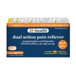A+Health Dual Action Back Pain, Acetaminophen 250mg and Ibuprofen 125mg Caplets, Pain Reliever, 144 Count