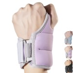 AceSpear Wrist Weights with Thumb Loops Lock for Men Women 1lb*2 2lbs*2 3lbs*2 Ankle Weights Weighted Gloves for Running Strength Training Walking Exercises (Purple, 1 lb x 2)