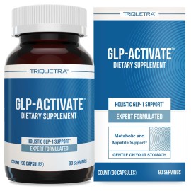 GLP-Activate | Hunger & Metabolism Support - Formulated to Help Support GLP-1 Pathways - Expert Formulated Supplement - 1 Capsule for Balanced Appetite & Metabolic Wellness Daily (90 Servings)