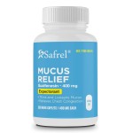 Safrel Pharma Mucus Relief Guaifenesin 400 mg - Fast Acting Expectorant, Thins and Loosens Mucus, Relieves Chest Congestion, Cough, Cold and Flu (500 Count (Pack of 1))
