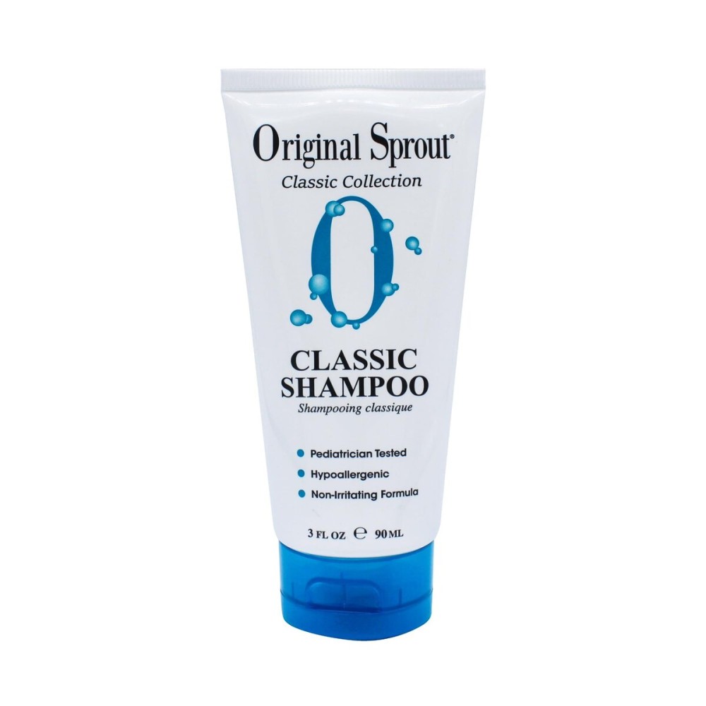 Original Sprout Classic Shampoo for All Hair Types, Sulfate Free and Vegan Shampoo, 3 oz. Bottle