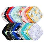 Asenappy Random Prints Small Size Cloth Menstrual Pads Reusable Sanitary Pads (S-5 PCS-Random Prints)