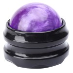 WOVTE Massage Ball, Lacrosse Balls, Self Massage Tool for Sore Muscles, Shoulders, Neck, Back, Foot, Body, Deep Tissue, Trigger Point, Muscle Knots, Yoga and Myofascial Release (Purple)