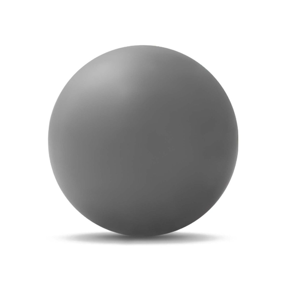 WOVTE Massage Lacrosse Ball for Sore Muscles, Shoulders, Neck, Back, Foot, Body, Deep Tissue, Trigger Point, Muscle Knots, Yoga and Myofascial Release (Grey)