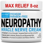 Neuropathy Nerve Relief Cream - Premium Nerve Cream 3X Action for Targeted Relief and Soothing Nerve Comfort - Maximum Strength with 4% Menthol, MSM for Feet Hands Legs Toes & Back - Super Large 8 Oz