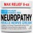 Neuropathy Nerve Relief Cream - Premium Nerve Cream 3X Action for Targeted Relief and Soothing Nerve Comfort - Maximum Strength with 4% Menthol, MSM for Feet Hands Legs Toes & Back - Super Large 8 Oz