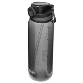 Opard Peak 1000 ml/34 oz Water Bottle with Straw Cap, BPA-Free, Leak Proof Flip Top Bottle