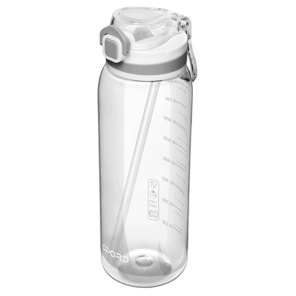 Opard Peak 1000 ml/34 oz Water Bottle with Straw Cap, BPA-Free, Leak Proof Flip Top Bottle