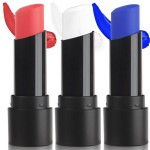 MEICOLY 3Pcs Red White and Blue Face Body Paint Stick,Face Paint for Joker Makeup,Face Painting for Halloween SFX Clown Devil Spiderman Cosplay,Red White and Blue Eye Black,4th of July Accessories
