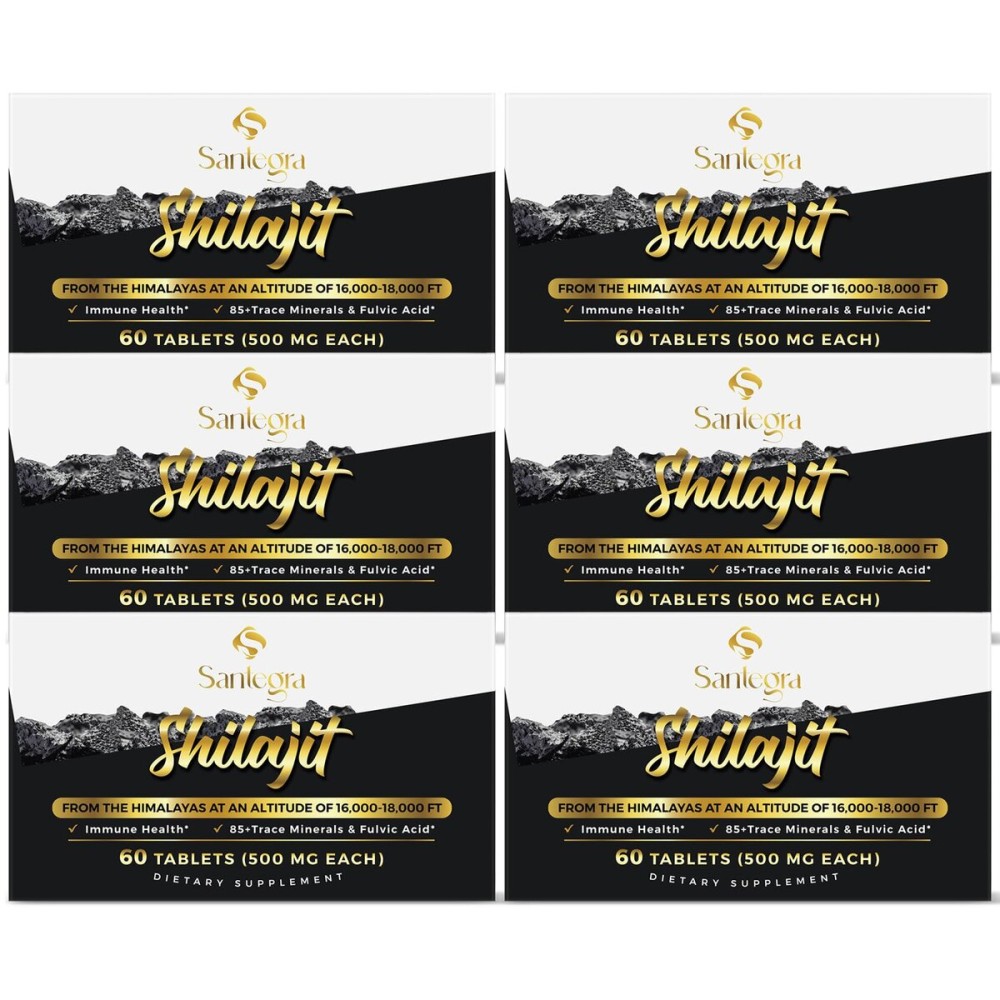 30,000 MG Shilajit Tablets, 100% Shilajit Pure Tablets for Women & Men, Himalayan Organic, Fulvic Acid & 85+ Trace Minerals, Resin Supplement for Energy and Immune System, 360 Counts