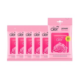 Godrej Aer Power Pocket Bathroom Fragrance - Fresh Blossom, 10g (Pack of 6)