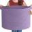 MEGASKET Purple Rope Storage Basket, 22 X 14 Large Woven Baskets, Jumbo Floor Bin for Throw Blankets Pillows, Baby Laundry Basket, Dirty Clothes Organizer, Big Storage Bin for Toys, Towels