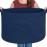 MEGASKET Dark Blue Basket for Organizing, 22 x 14 Extra Large Woven Cotton Rope Laundry Basket, Blanket Storage for Living Room Bedroom, Big Nursery Kids Toy Box Organizer, Pool Towel Storage Bin