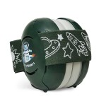 LYSIAN Baby Noise Reduction Earmuffs - Noise Cancelling Headphones for Infants and Kids, Perfect for Travel, Airplanes, Concerts, Fireworks. 25dB Sound Block, Dark Green