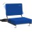 HUTMANG Stadium Chairs for Adults,Bleacher Chairs with Back Support,Portable Stadium Seats with Swivel Padded Cushion,Folding Comfort Stadium Seat with Shoulder Strap,Perfect for Sports Events(Blue)