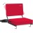 HUTMANG Stadium Seating for Bleachers, Wide Stadium Seats for Bleachers with Back Support,Portable Stadium Seat Folding Padded Comfort Stadium Chair with Shoulder Strap,Perfect for Sports Events(Red)