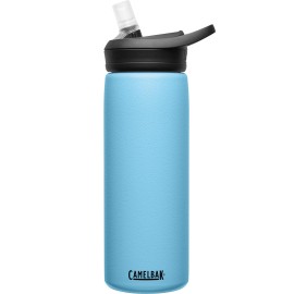 CamelBak Eddy+ Insulated Stainless Steel Bite Valve Straw Water Bottle Nordic Blue, 20oz
