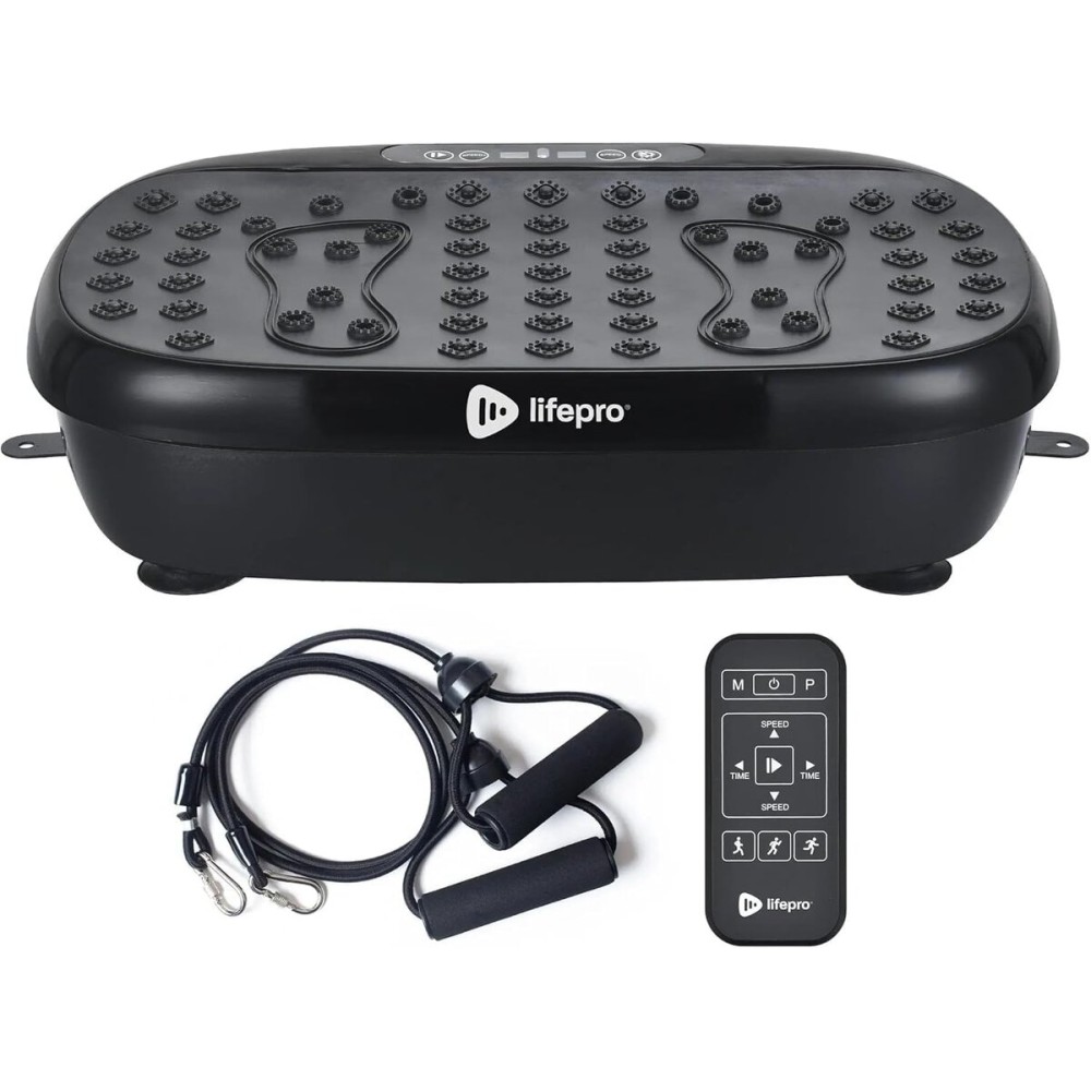 Lifepro Vibration Plate Exercise Machine with Magnetic Acupoints - Full Body Vibration Platform for Beginners and Recovery - Ideal Lymphatic Drainage Massager for Muscle Toning and Overall Fitness