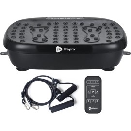 Lifepro Vibration Plate Exercise Machine with Magnetic Acupoints - Full Body Vibration Platform for Beginners and Recovery - Ideal Lymphatic Drainage Massager for Muscle Toning and Overall Fitness