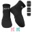 Relief Genius Cold Therapy Socks with Reusable Gel ice Packs - Achieve Relief from Sprains, Muscle Pain, Bruises, Swelling, Edema, Chemotherapy, Arthritis, Post Partum Foot (Black, Extra-Large)