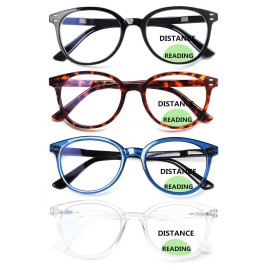 SIGVAN 3 Pack Reading Glasses Spring Hinge Stylish Readers Black/Tortoise for Men and Women (4 multicolour, 1.50, x)