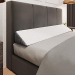 Kolbs Bed Wedge Pillow for Headboard Gap | Bed Gap Filler | Modern Stylish Pillow to Fill Gap Between Headboard and Mattress