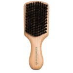 GranNaturals Soft Boar Bristle Slick Back Hair Brush - Hairbrush for Smoothing, Fades, Beards, 360 Waves to Style, Polish, & Lay Down Hair to Create a Sleek Ponytail Bun Hairstyle for Women & Men