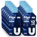 UCAN Edge Energy Gel Shots, Unflavored (12, 2 Ounce Packets) for Running, Training, Workouts, Fitness, Cycling, Crossfit | Sugar-Free, Vegan, & Keto Friendly Energy