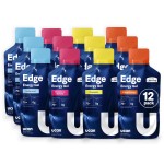 UCAN Edge Energy Gel Shots, Variety Pack (12, 2 Ounce Packets) for Running, Training, Workouts, Fitness, Cycling, Crossfit | Sugar-Free, Vegan, & Keto Friendly Energy